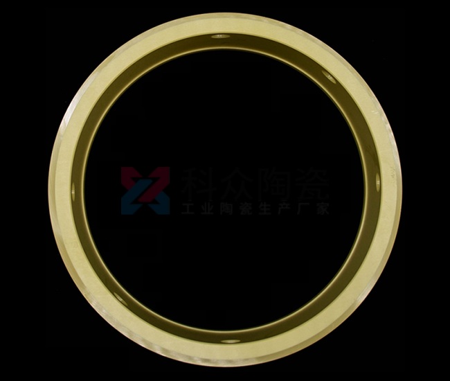 黃色氧化鋯陶瓷環零件